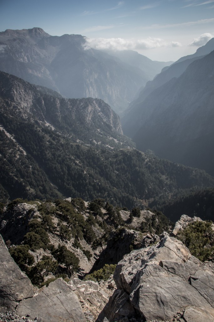 view of Samaria gorge